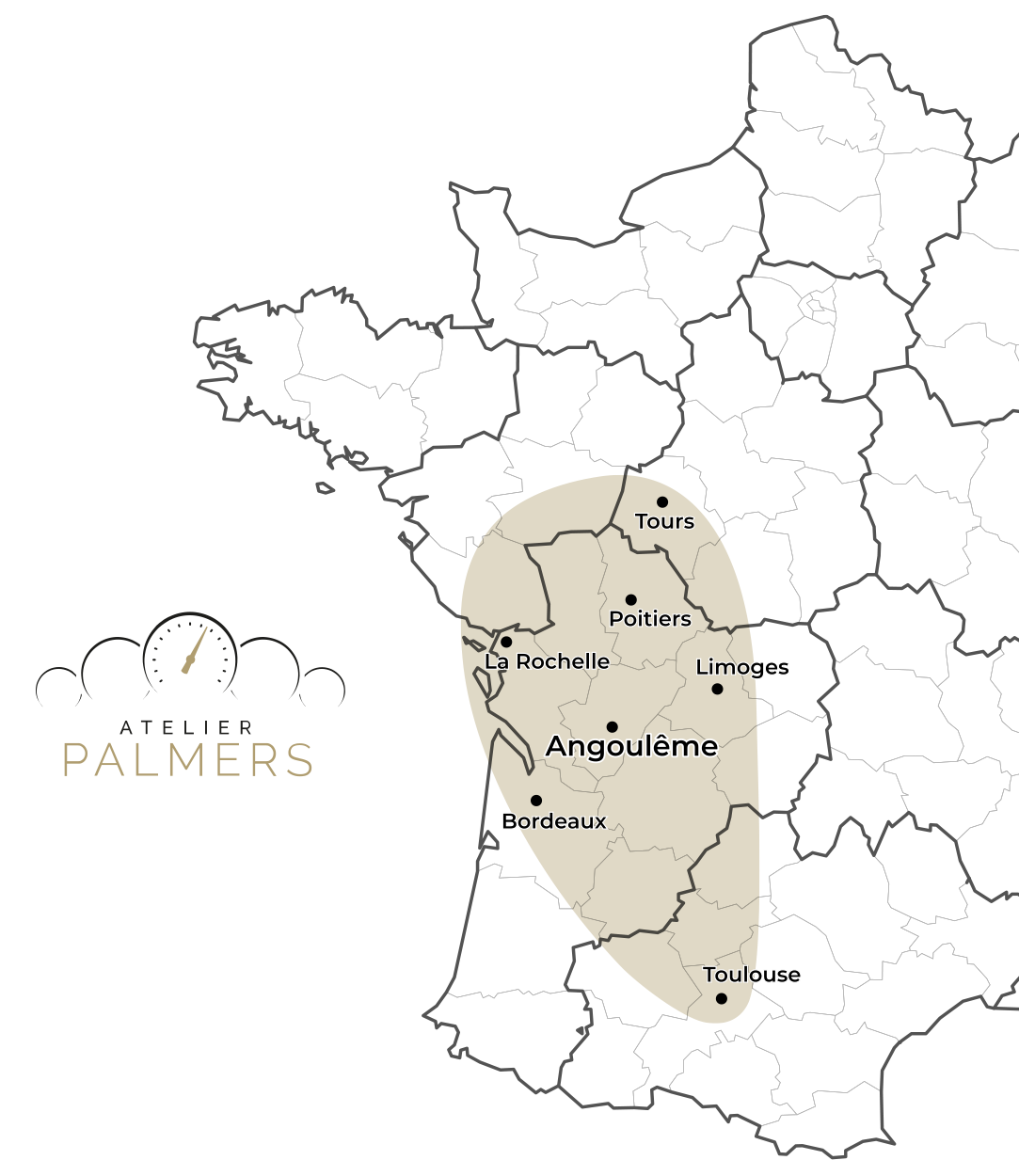 Nouvelle carte de France déplacements Atelier Palmers 2024